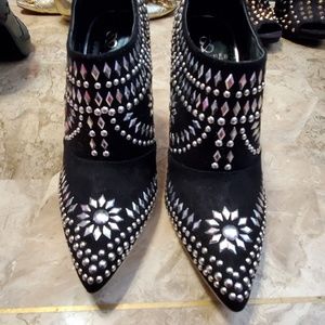 NEW faux suede booties